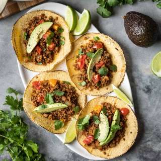 Easy TVP Tacos