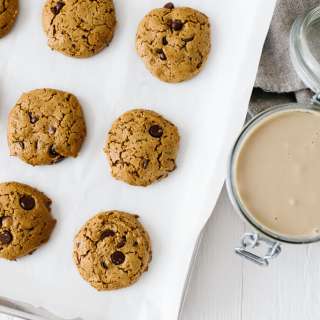 Chocolate Chip Tahini Cookies (gluten-free, paleo)