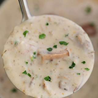 Slow Cooker Cream of Mushroom Soup
