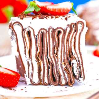 Chocolate Crepe Cake