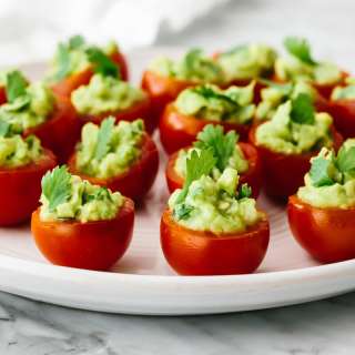 Guacamole Stuffed Tomatoes