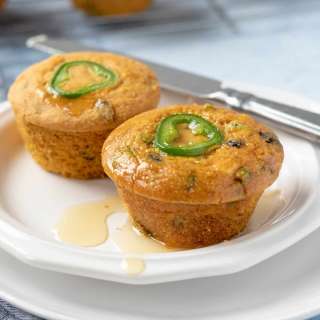 Vegan Jalapeno Cornbread Muffins