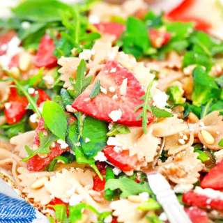 Strawberry Balsamic Pasta Salad