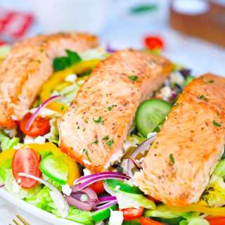 Greek Salmon Salad