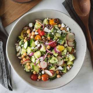 Mediterranean Cucumber Salad