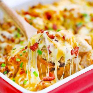 Chicken Bacon Ranch Casserole with Potatoes