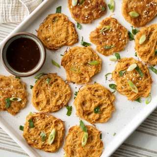 Spicy Vermicelli Noodle Pancakes