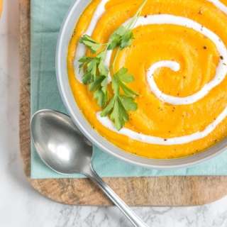 Vegan Pumpkin and Carrot Soup