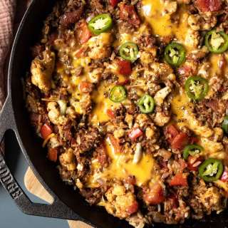 Vegan Beef and Cauliflower Skillet