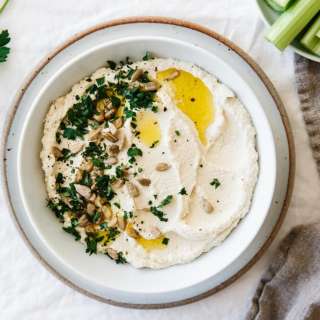 Roasted Cauliflower Hummus