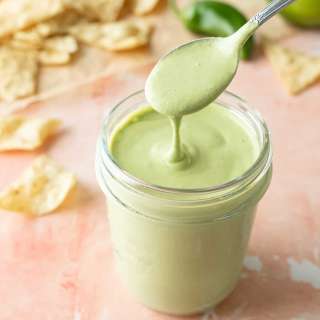 Creamy Cilantro Jalapeno Dressing (Vegan)