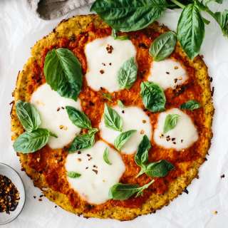 Cauliflower Pizza Crust (Low Carb Keto Pizza)