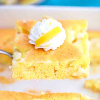 Lemon Earthquake Cake
