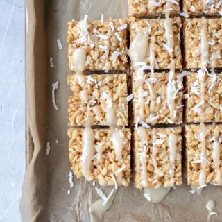 Vegan Coconut Rice Krispie Treats With CBD Oil