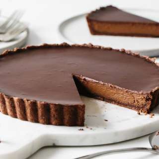 Chocolate Truffle Tart (gluten-free, dairy-free)
