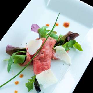 Beef Carpaccio with Dijon Balsamic Vinaigrette