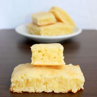 Dairy-free Lemon Blondies