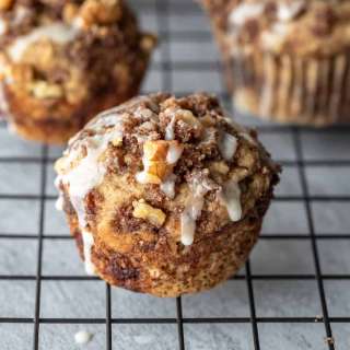 Banana Coffee Cake Muffins (Vegan & Gluten-Free)