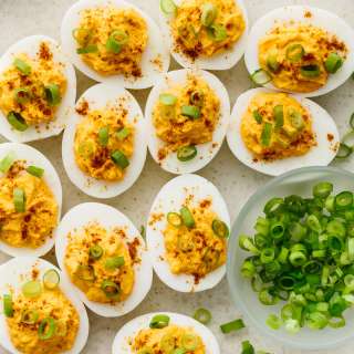 Spicy Deviled Eggs