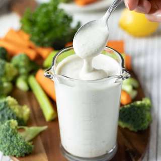 Vegan Ranch Dressing (No Oil, Mayo, or Cashews)