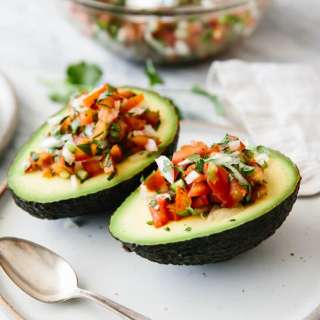 Pico De Gallo Stuffed Avocados