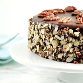 Chocolate Coffee Brownie Cake