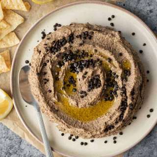 Black Lentil "Hummus" Dip