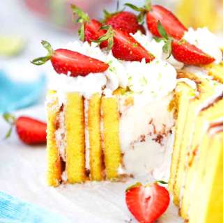 Strawberry Lime Cake