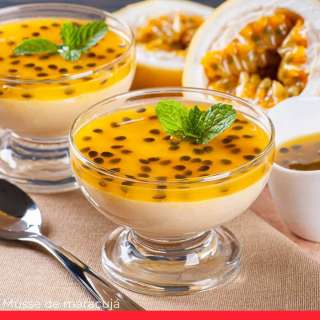 Musse de Maracujá (Passion Fruit Mousse)