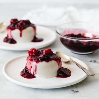 Berry Coconut Panna Cotta