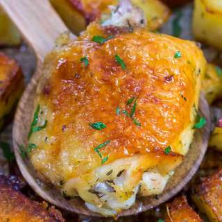 One Sheet Pan Chicken and Potatoes