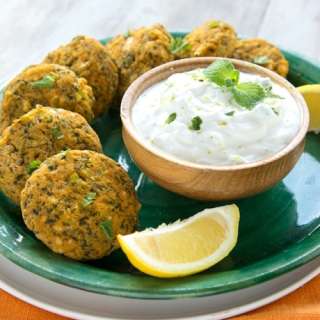 Baked Veggie Sweet Potato Fritters {Vegan+GF}