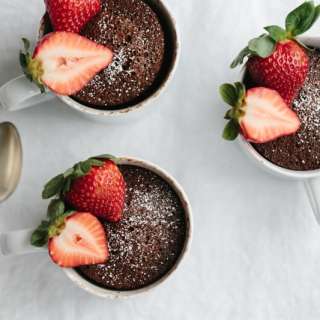 Chocolate Mug Cake (gluten-free, paleo)
