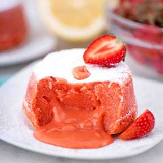 Strawberry Lava Cakes