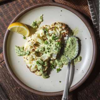 Air Fryer Cauliflower Steaks