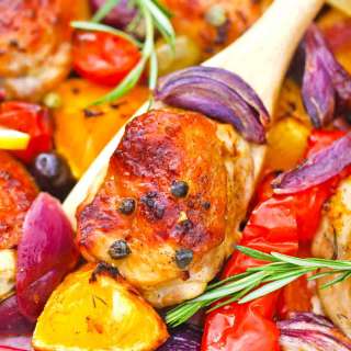 One Pan Mediterranean Chicken