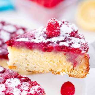 Raspberry Upside Down Cake