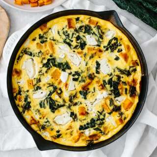 Kale and Butternut Squash Frittata