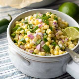 Chipotle Corn Salsa (EASY Version!)