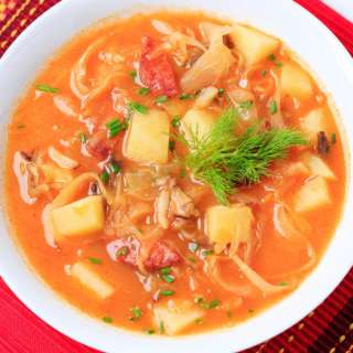 Zelňačka (Czech Sauerkraut Soup)