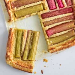 Rhubarb Frangipane Tart