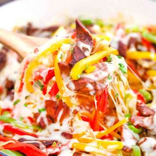 Chicken Cheesesteak Skillet