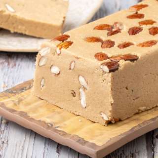 Tahini Halva with Almonds