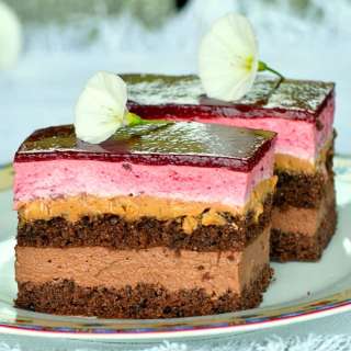 Chocolate Berry Mousse Cake