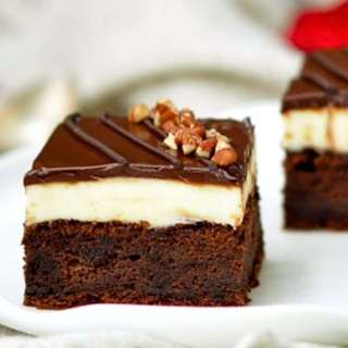 Orange and Mascarpone Brownies
