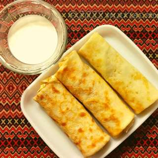 Savory Ukrainian Crepes: Nalesniki (Nalysnyky)