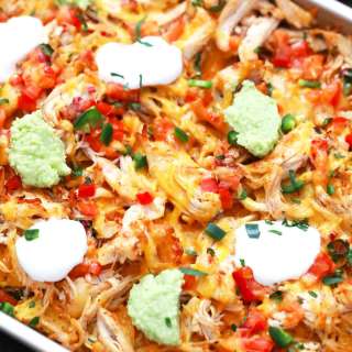 Instant Pot Chicken Nachos