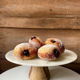 Traditional Polish Doughnuts/Pączki