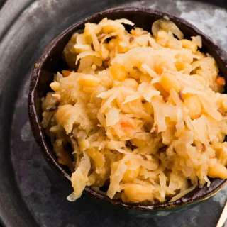 Kapusta Z Grochem (Polish Cabbage with Yellow Peas)