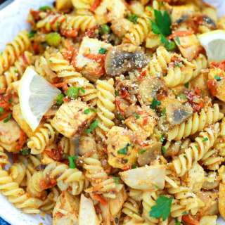 Indian Curry Pasta Salad